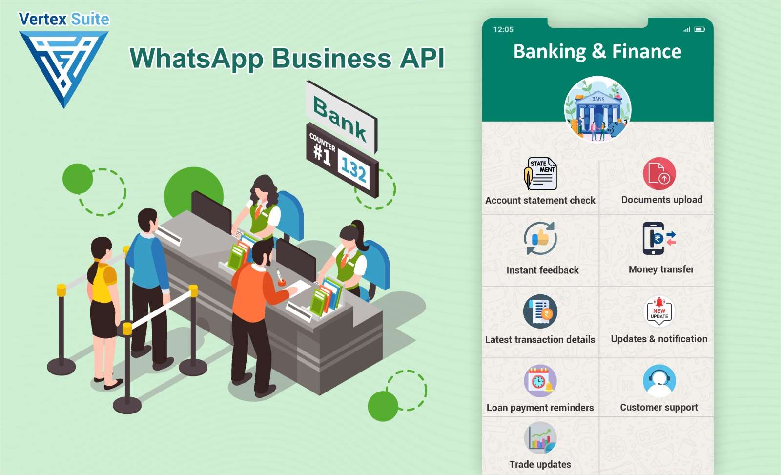 WhatsApp Business API In banking & finance sector