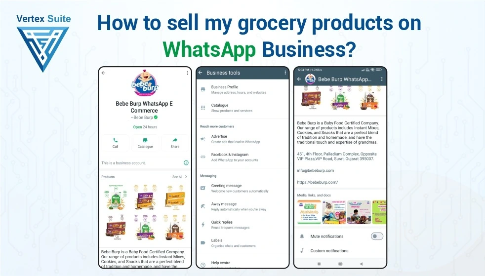 How to Sell My grocery products On WhatsApp Business?