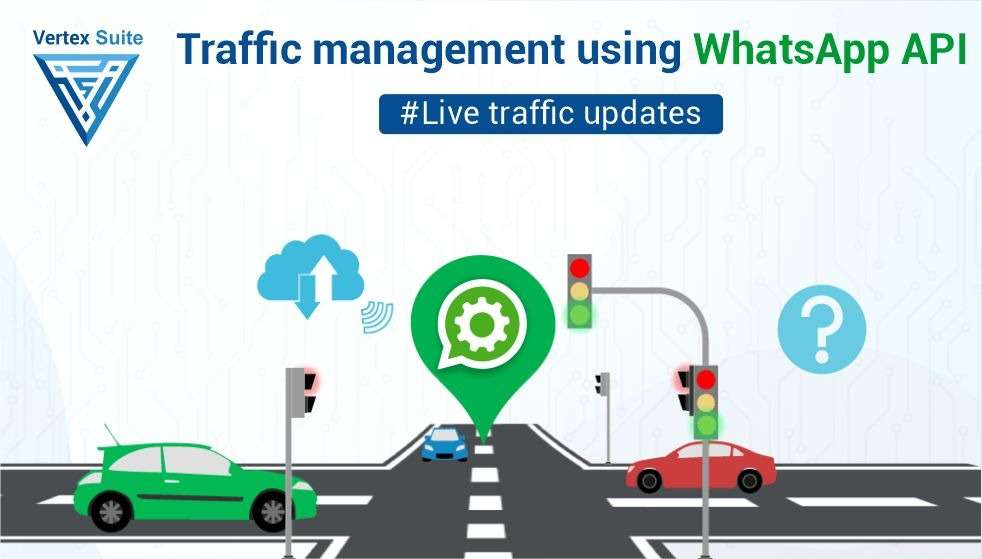 Traffic management using WhatsApp API || Live traffic updates