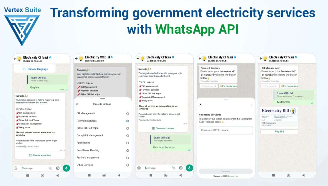 Transforming Government Electricity Services with WhatsApp API