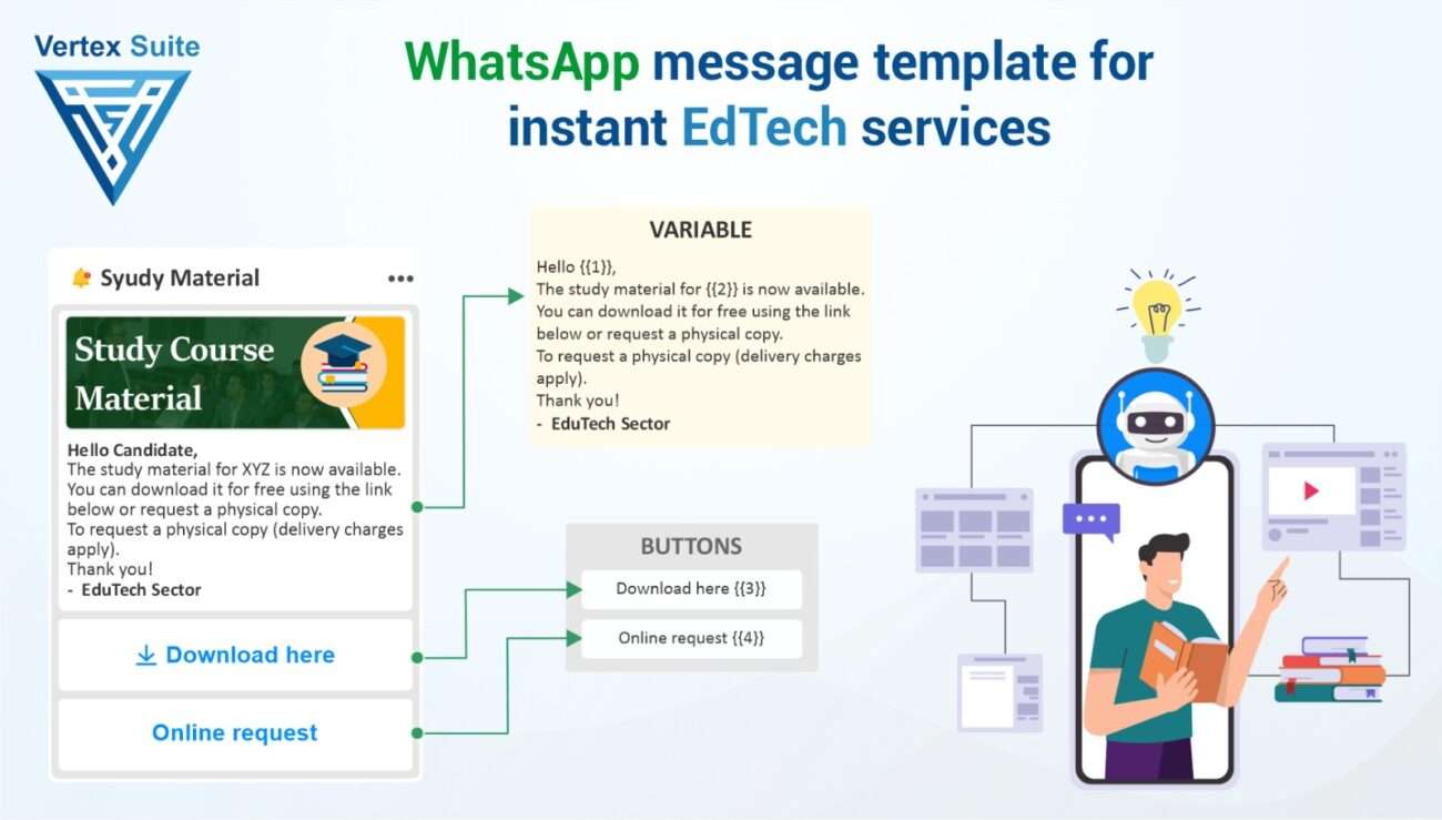 WhatsApp Chat Flow for Education Department Services