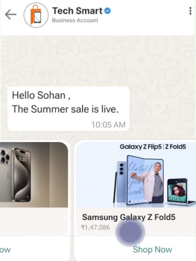 send up to 10 e-commerce carousel cards in a single text message